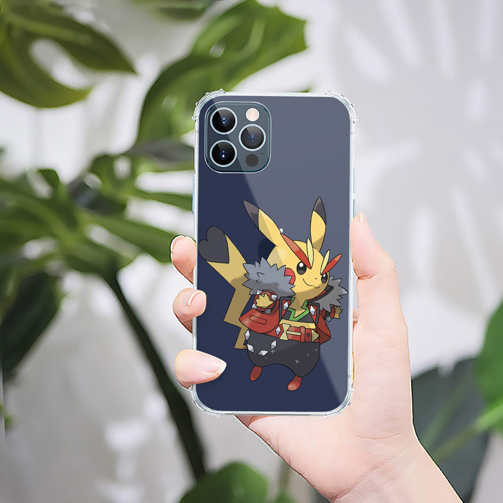 （画像用） ポケットモンスター Pokémon 【iPhone 12シリーズ対応】透明スマホケース（クリアソフトケース）